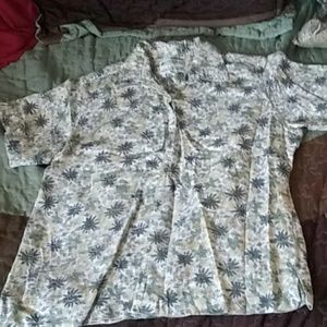 Columbia button down top